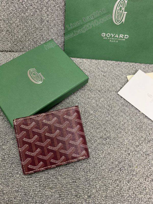 Goyard包 戈雅短夾 Goyard男款錢夾 Goyard對折短錢夾  glg1125